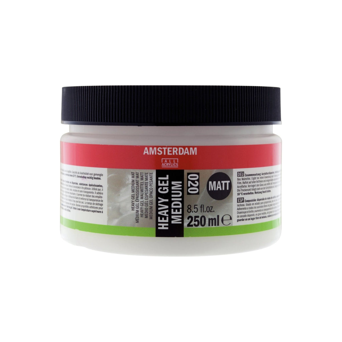 Amsterdam Heavy Gel Medium, Matte, 250ml