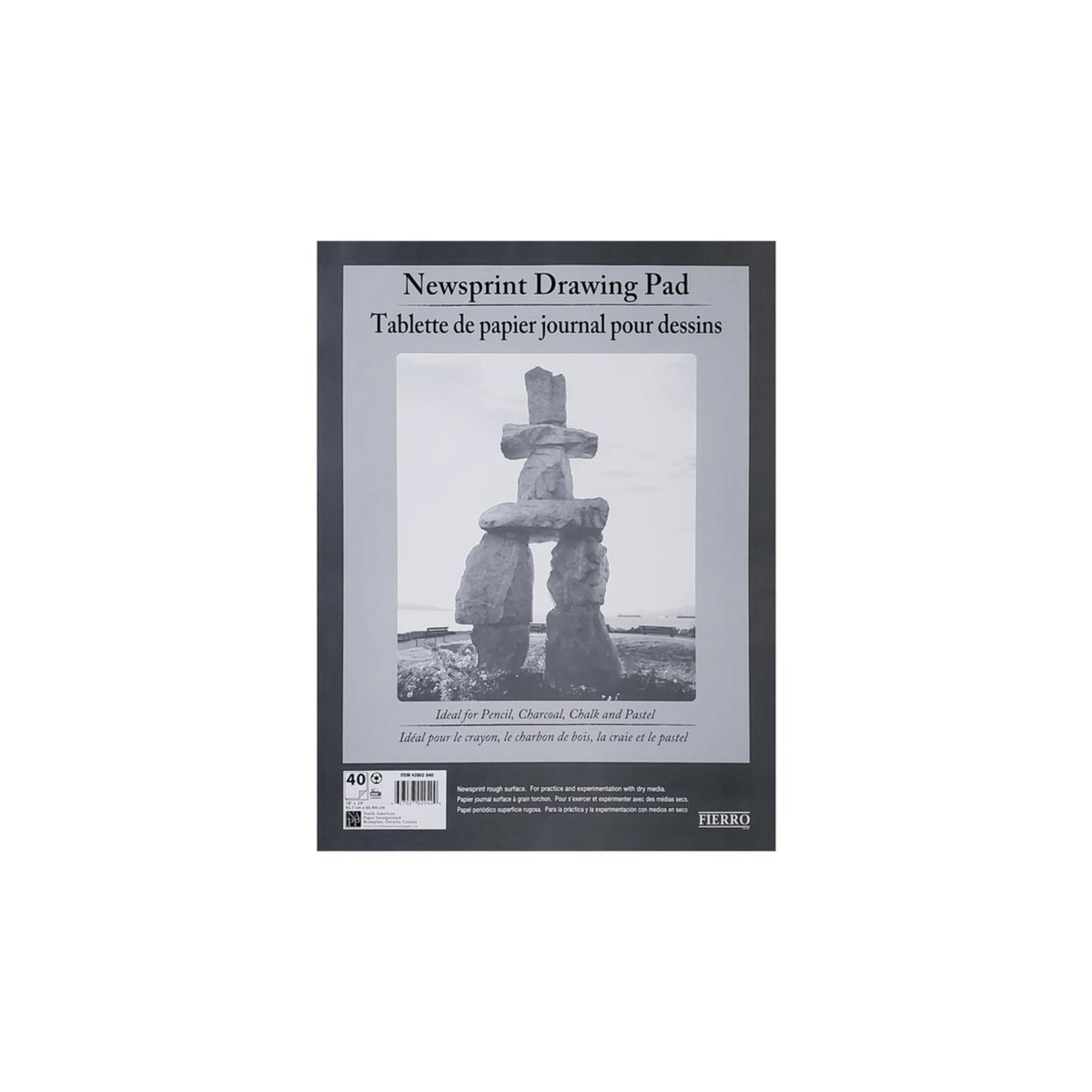 Fierro, Newsprint Drawing Pad, 18x24"