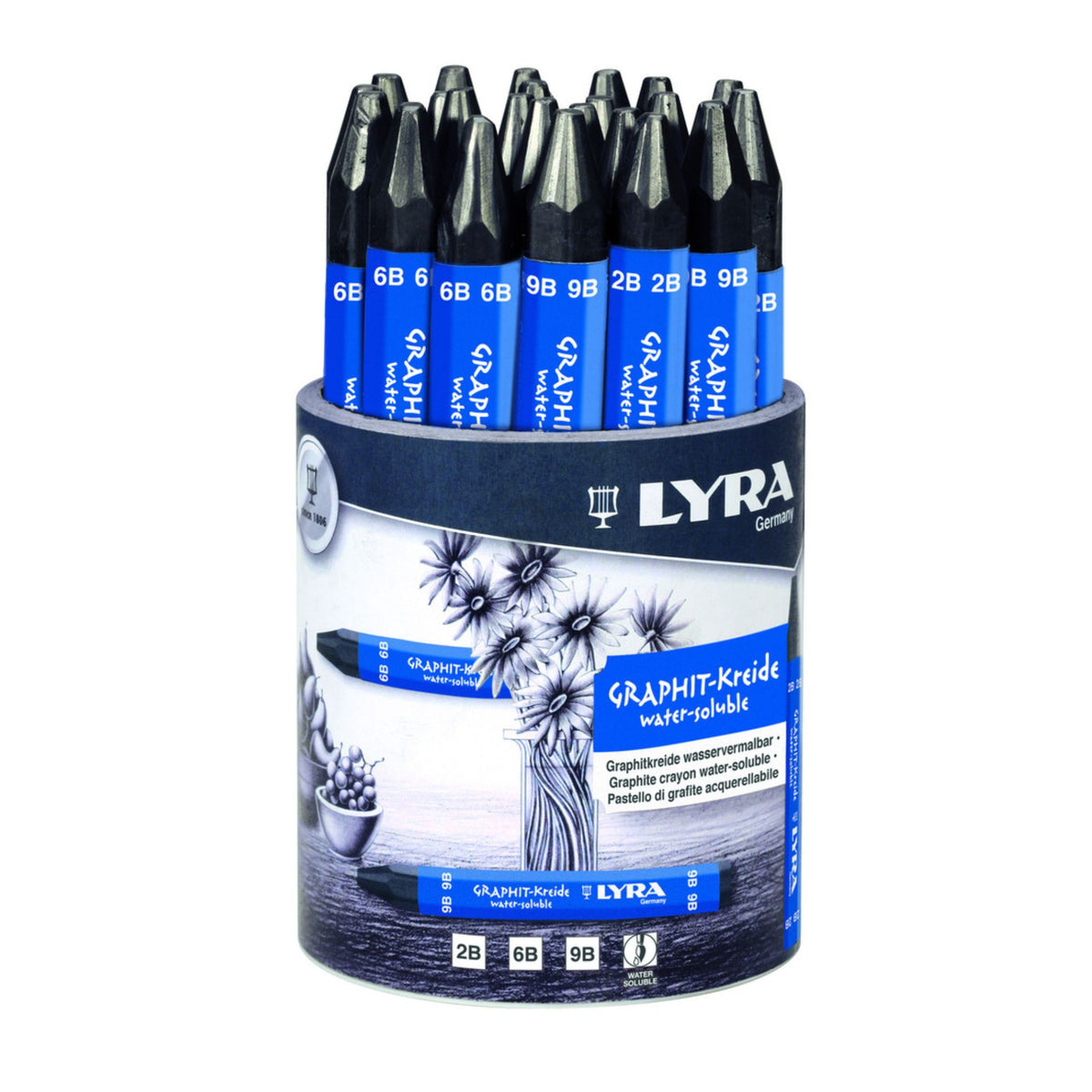 Lyra Graphite Crayon, Water-Soluble