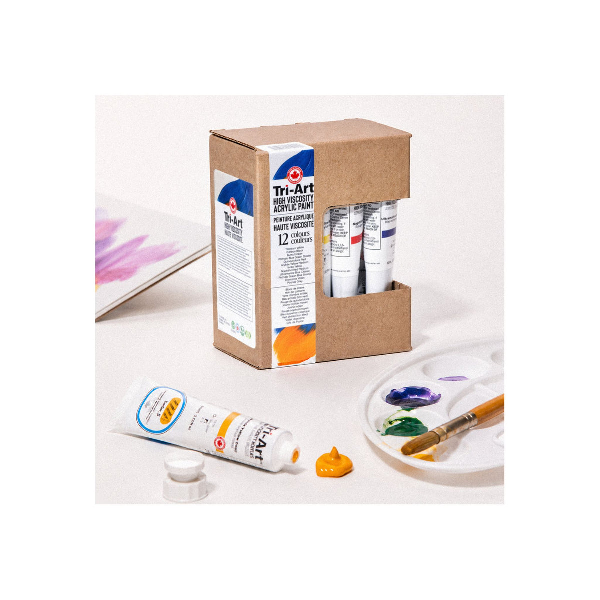 Tri-Art High Viscosity Acrylic, Standard Set (12 x 60mL)