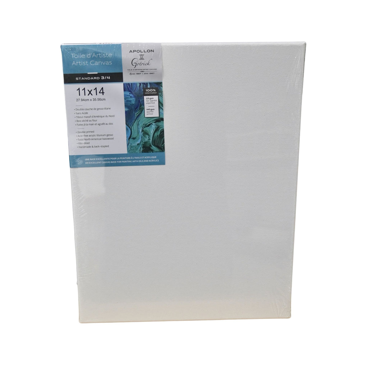 Apollon Gotrick, Standard Depth Artist Canvas, 3/4" Deep