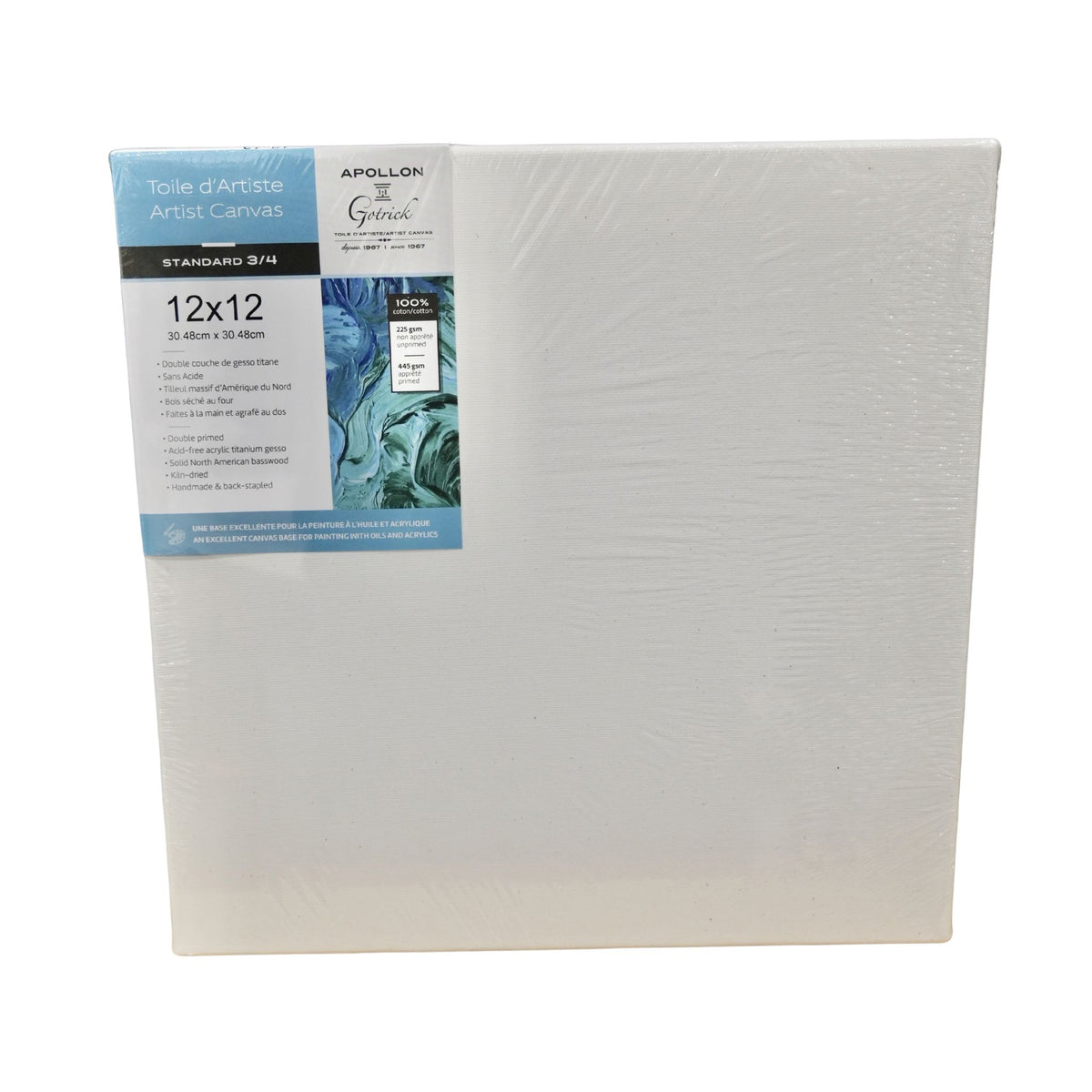 Apollon Gotrick, Standard Depth Artist Canvas, 3/4" Deep