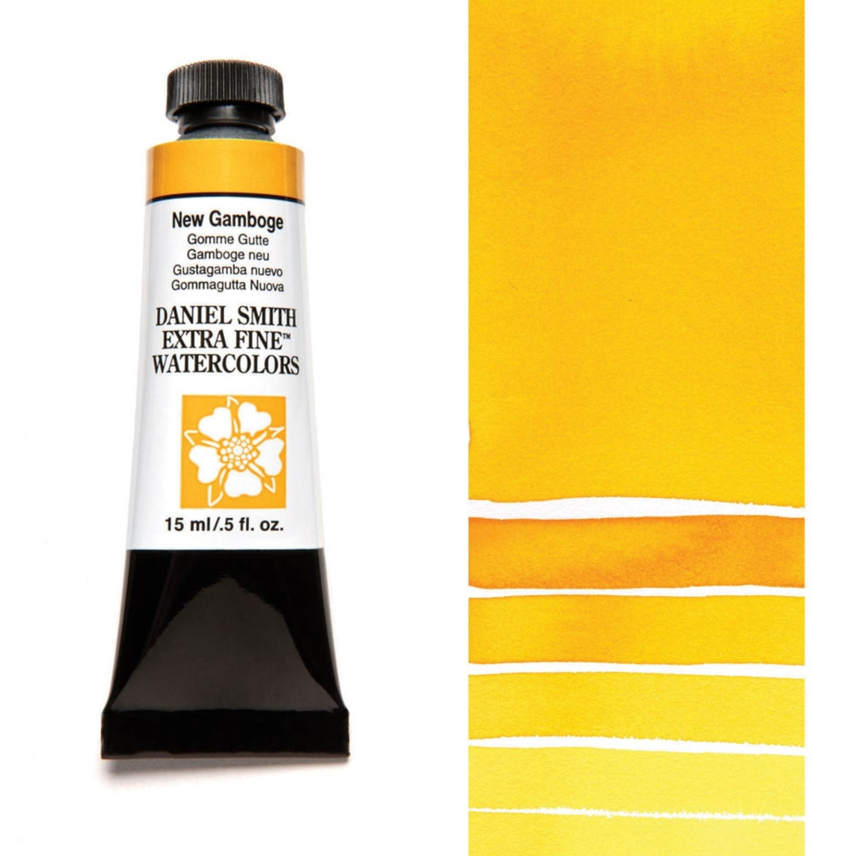 Daniel Smith New Gamboge Extra Fine Watercolour paint, 15ml tube