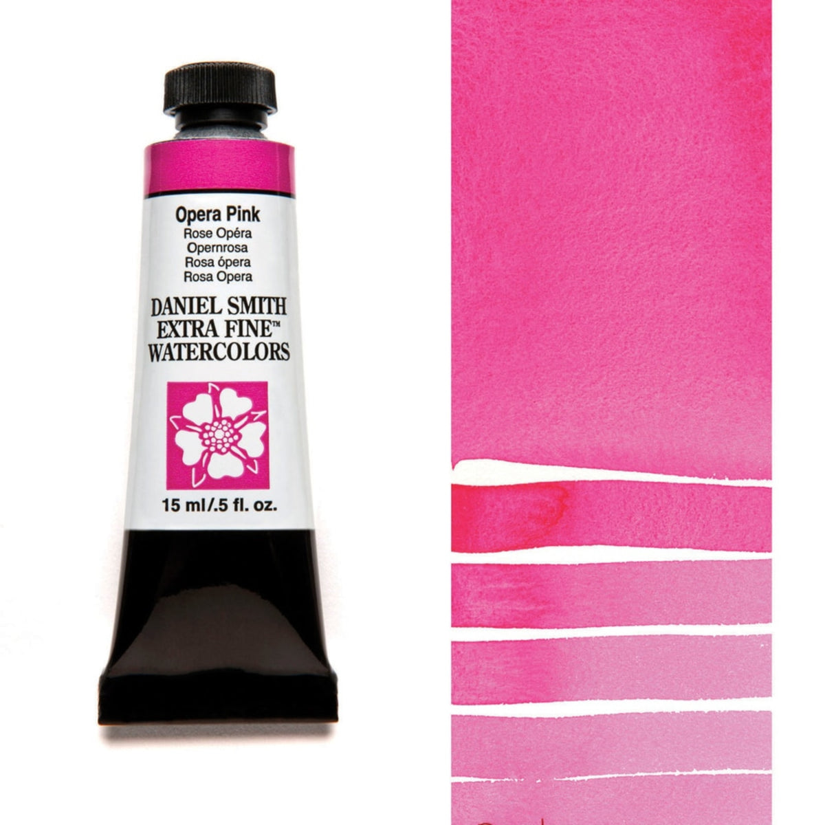 Daniel Smith Opera Pink Extra Fine Watercolour paint, 15ml tube