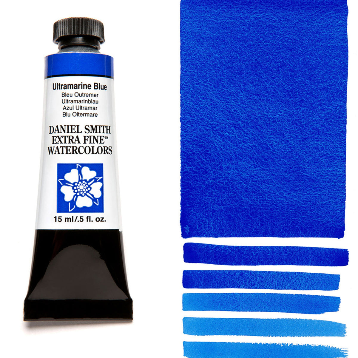 Daniel Smith Ultramarine Blue Extra Fine Watercolour paint, 15ml tube