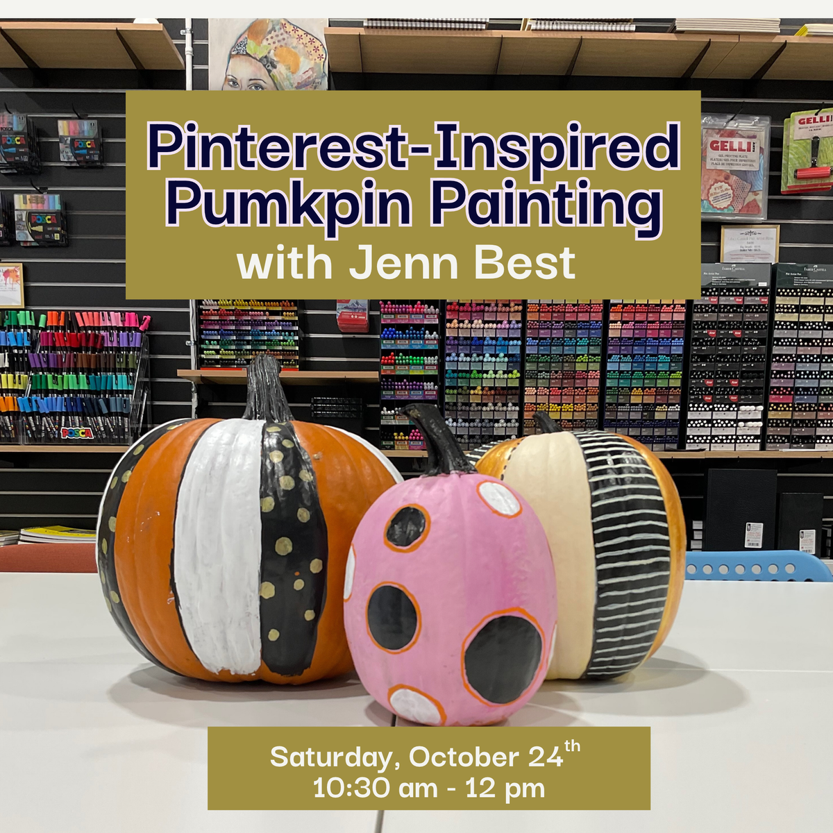 Pinterest Inspired Pumpkin Painting with Jenn
