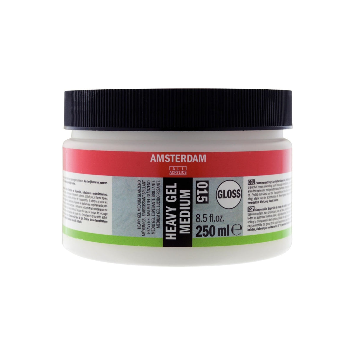 Amsterdam Heavy Gel Medium, Gloss, 250ml