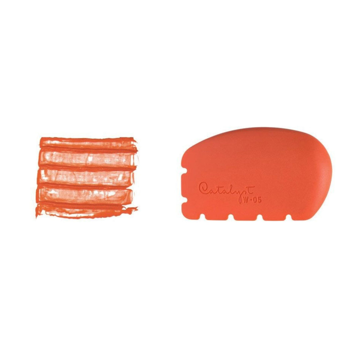 Catalyst Silicone Wedge, No. 5, Orange