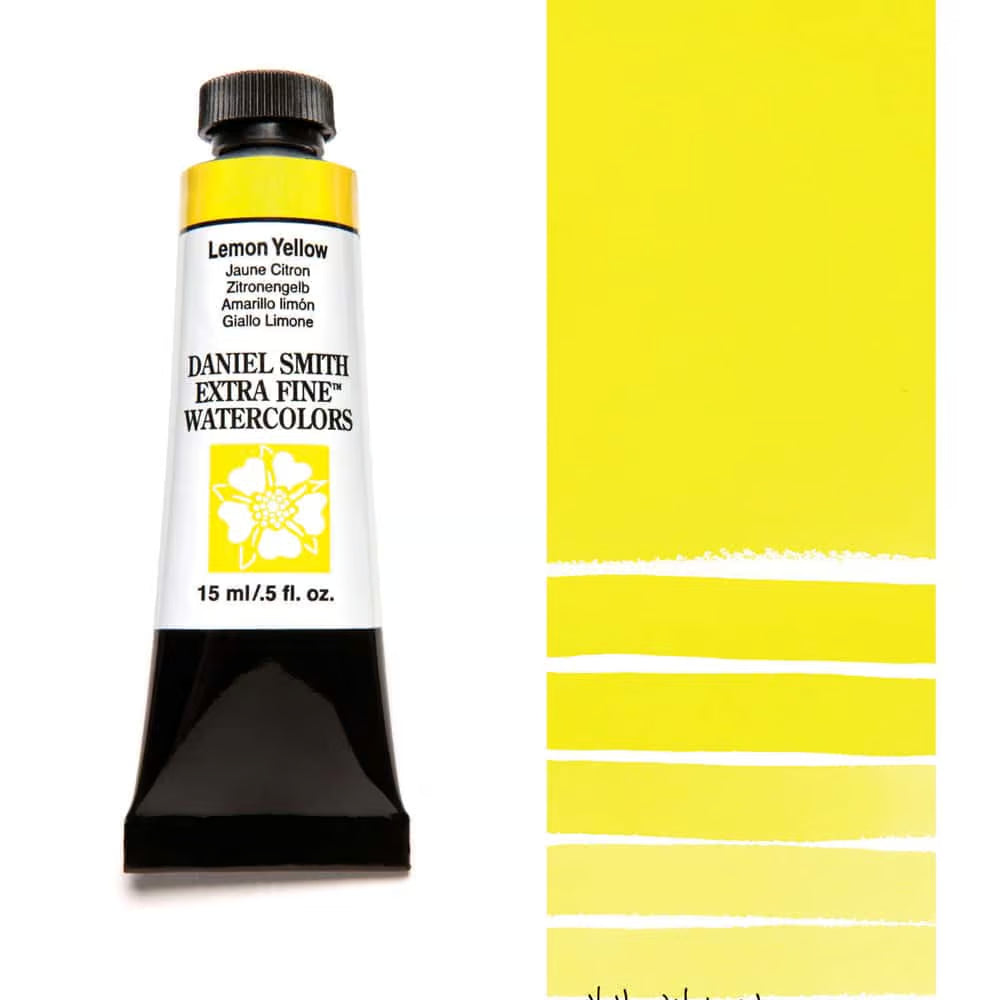 Daniel Smith Extra Fine Watercolour Tube, 15ml - Lemon Yellow
