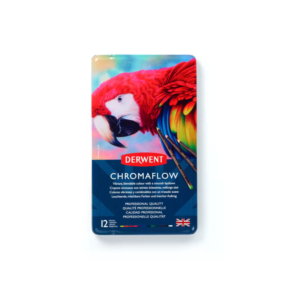 Derwent Chromaflow Coloured Pencils, Set of 12