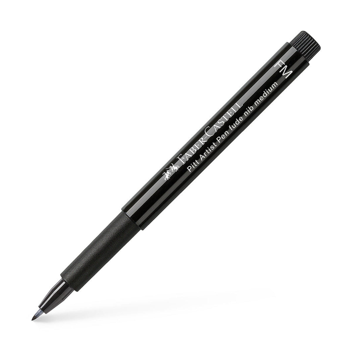 Faber-Castell, Pitt Artist Pen, Fude Medium FM, Black - 199