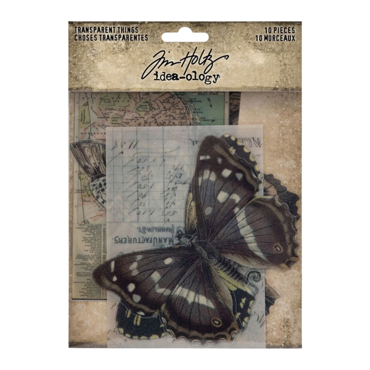 Idea-ology, Tim Holtz Collage Paper, Transparent Things
