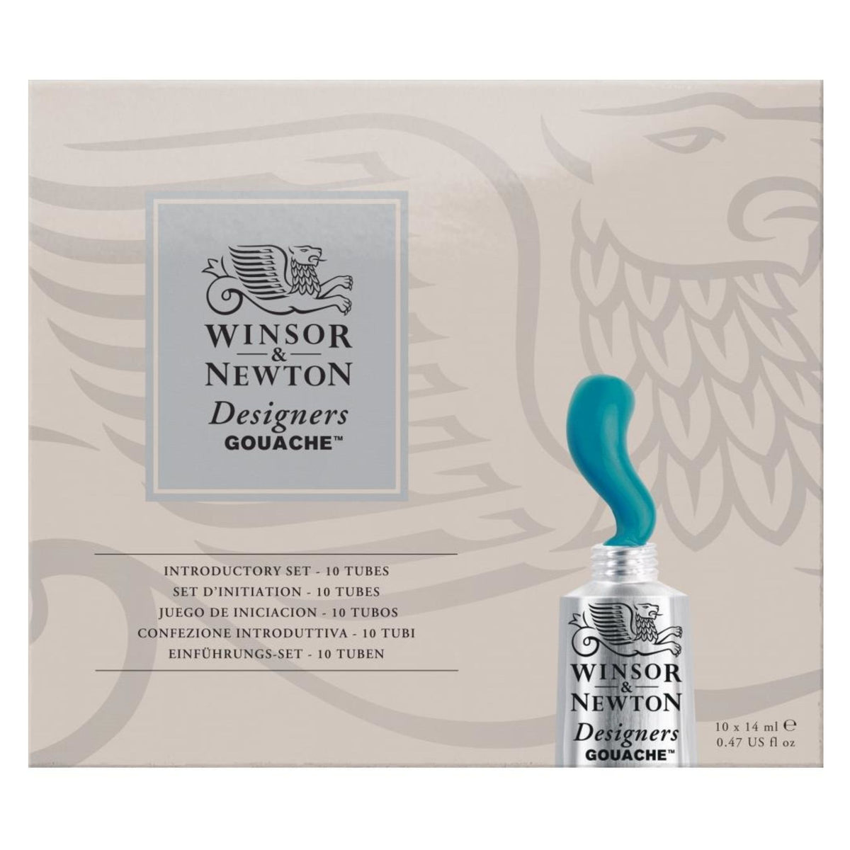 Winsor & Newton Designers Gouache Set, Introductory, 10x14ml