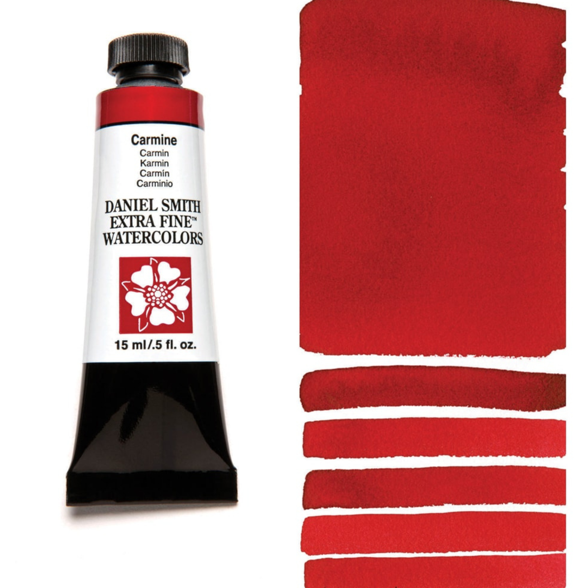 Daniel Smith Carmine Extra Fine Watercolour paint, 15ml tube