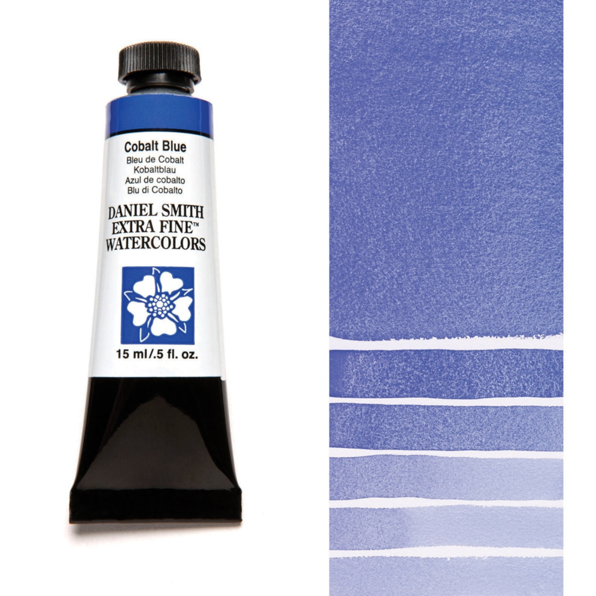Daniel Smith Cobalt Blue Extra Fine Watercolour paint, 15ml tube