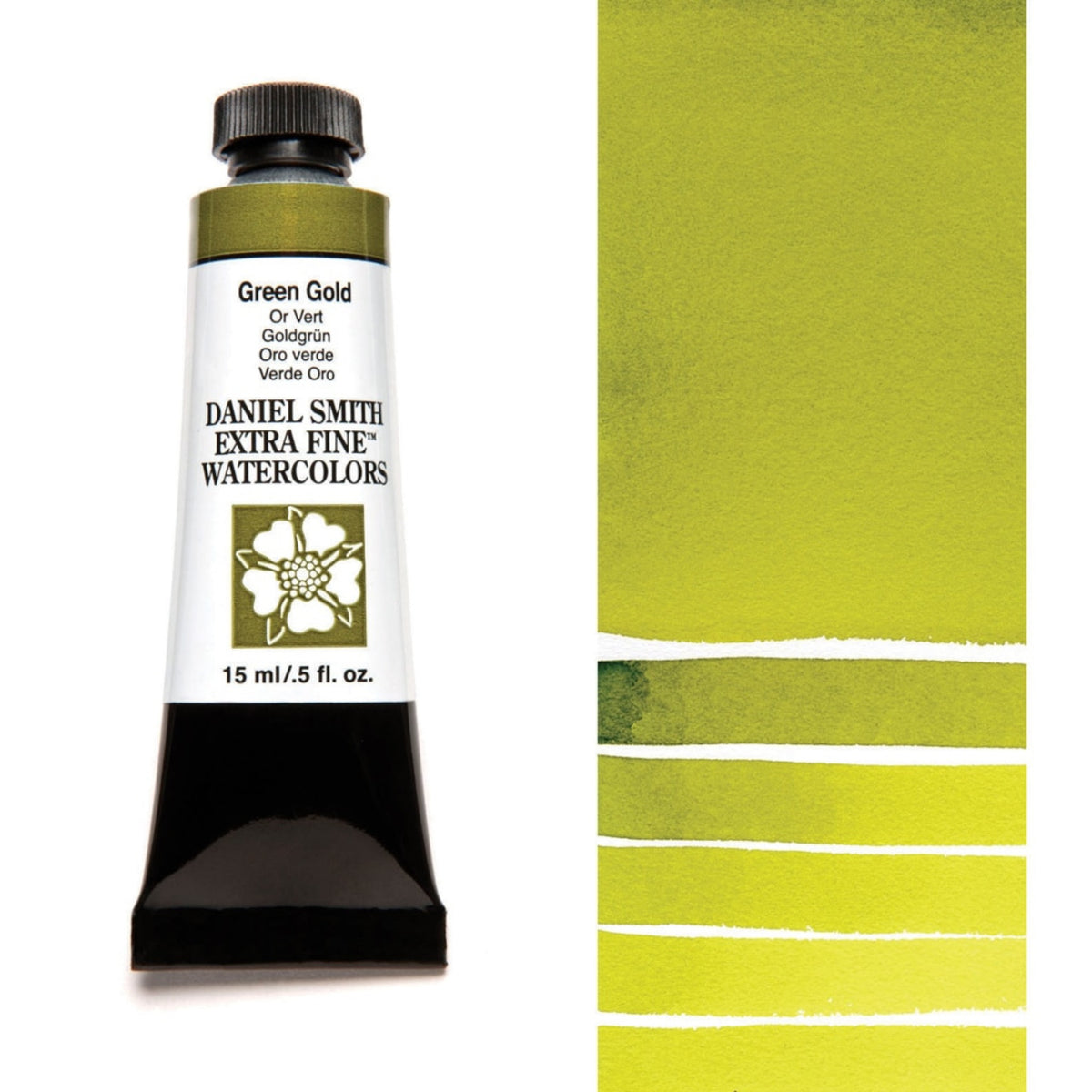 Daniel Smith Green Gold Extra Fine Watercolour paint, 15ml tube
