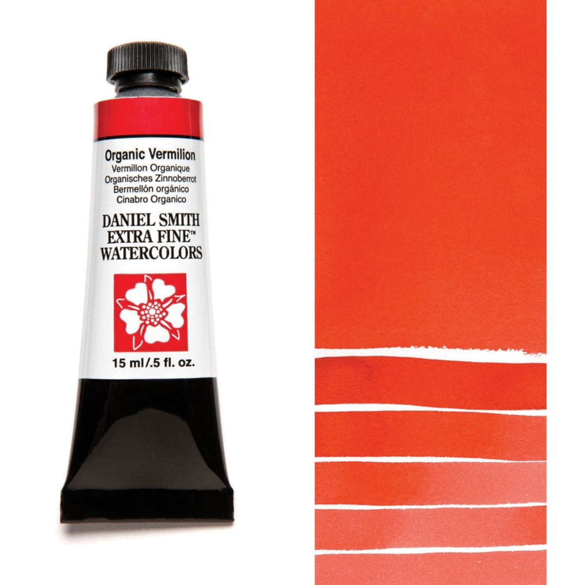 Daniel Smith Organic Vermilion Extra Fine Watercolour paint, 15ml tube
