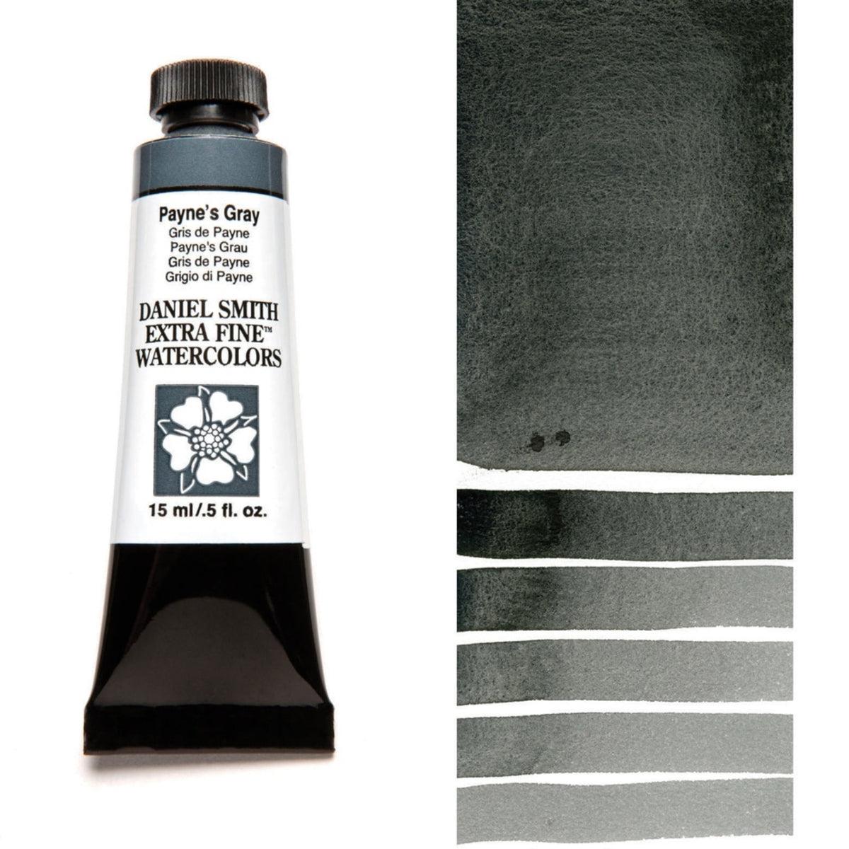 Daniel Smith Payne's Gray Extra Fine Watercolour paint, 15ml tube