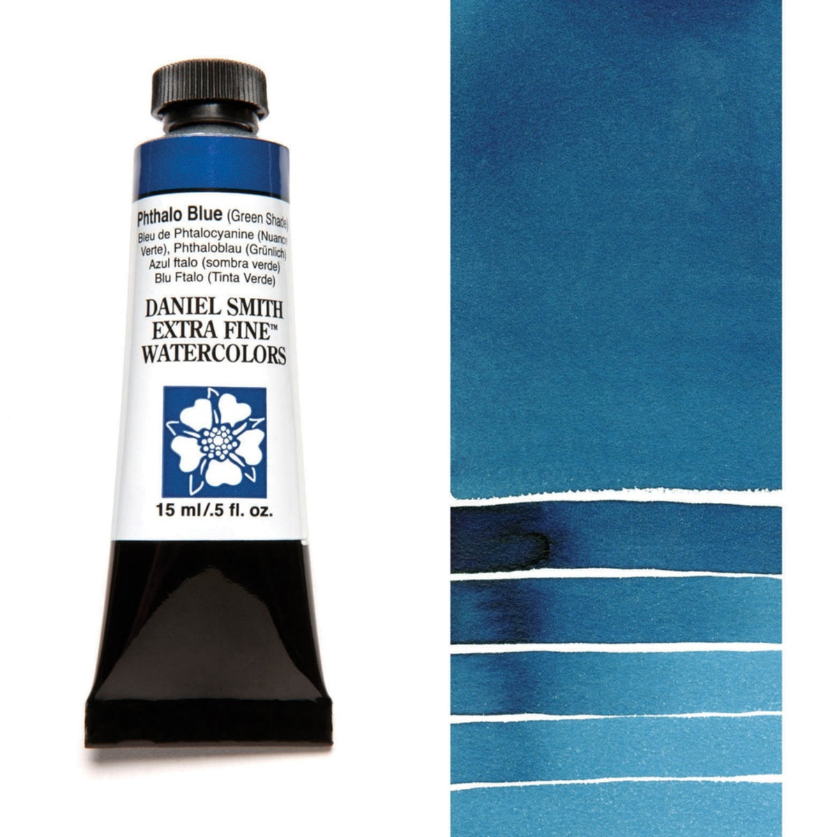 Daniel Smith Phthalo Blue (Green Shade) Extra Fine Watercolour paint, 15ml tube