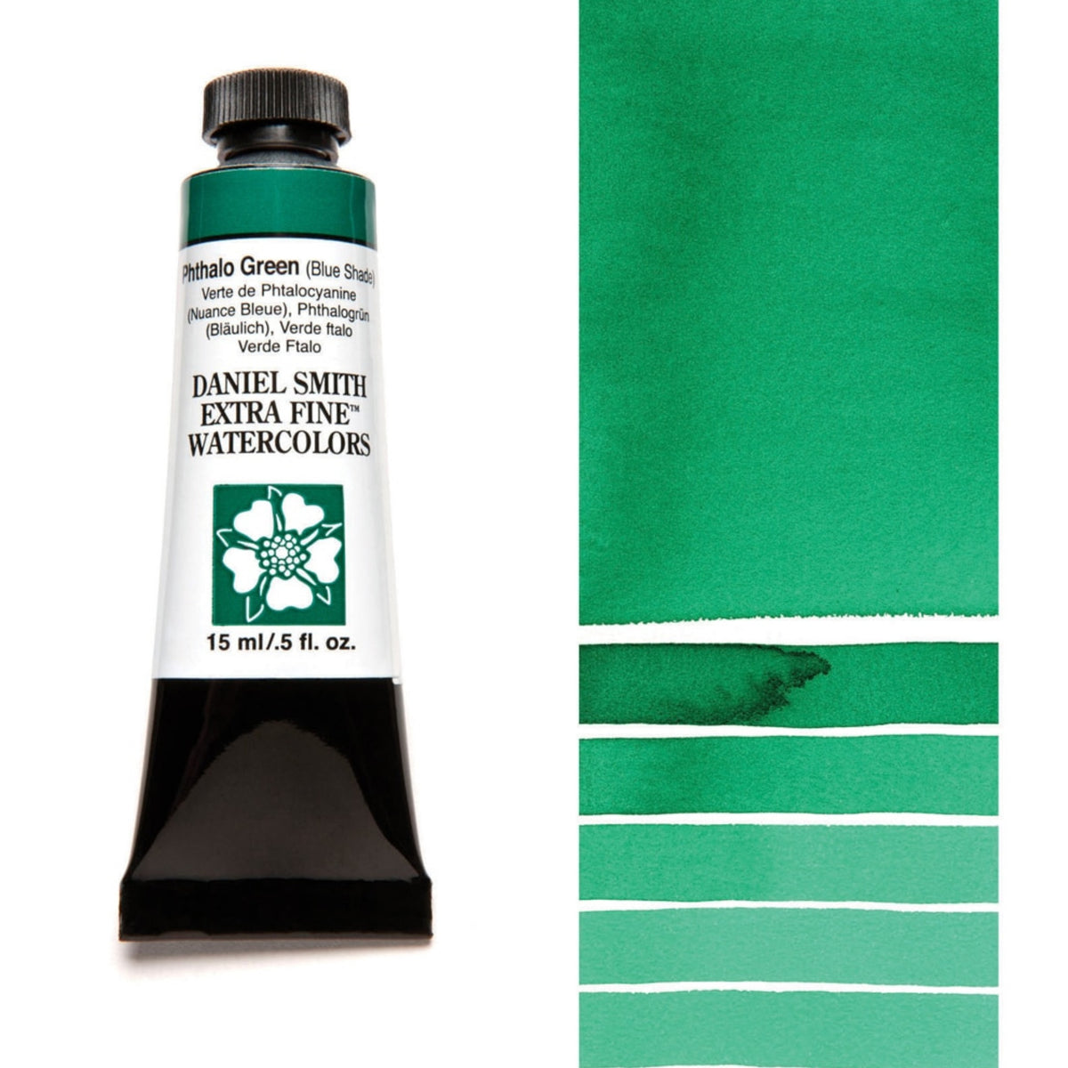 Daniel Smith Phthalo Green (Blue Shade) Extra Fine Watercolour paint, 15ml tube