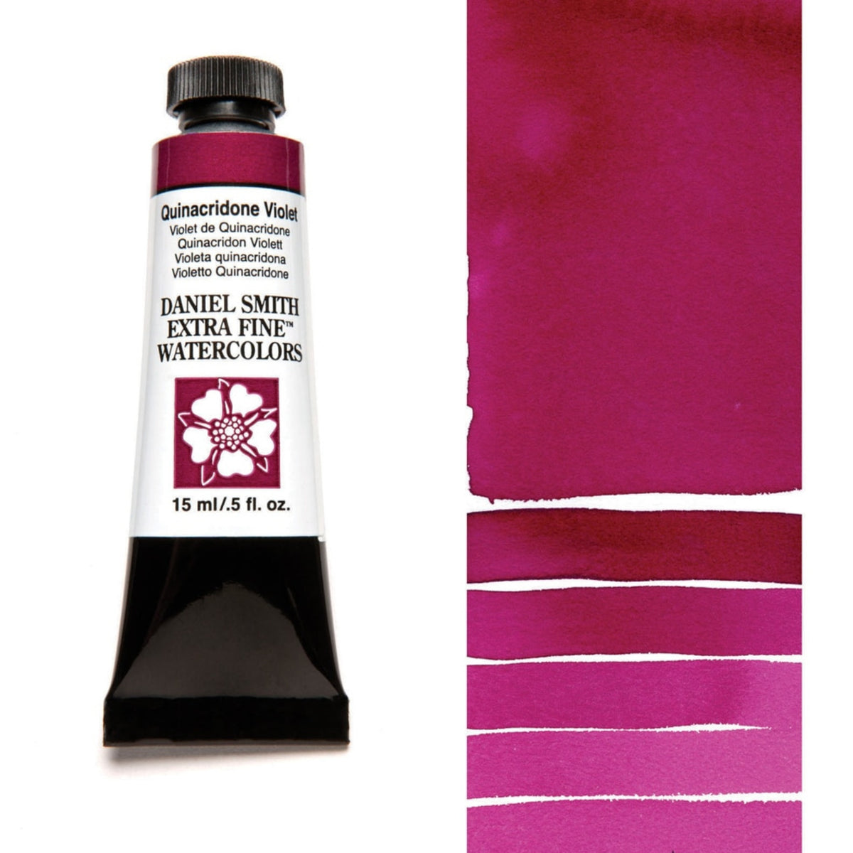 Daniel Smith Quinacridone Violet Extra Fine Watercolour paint, 15ml tube
