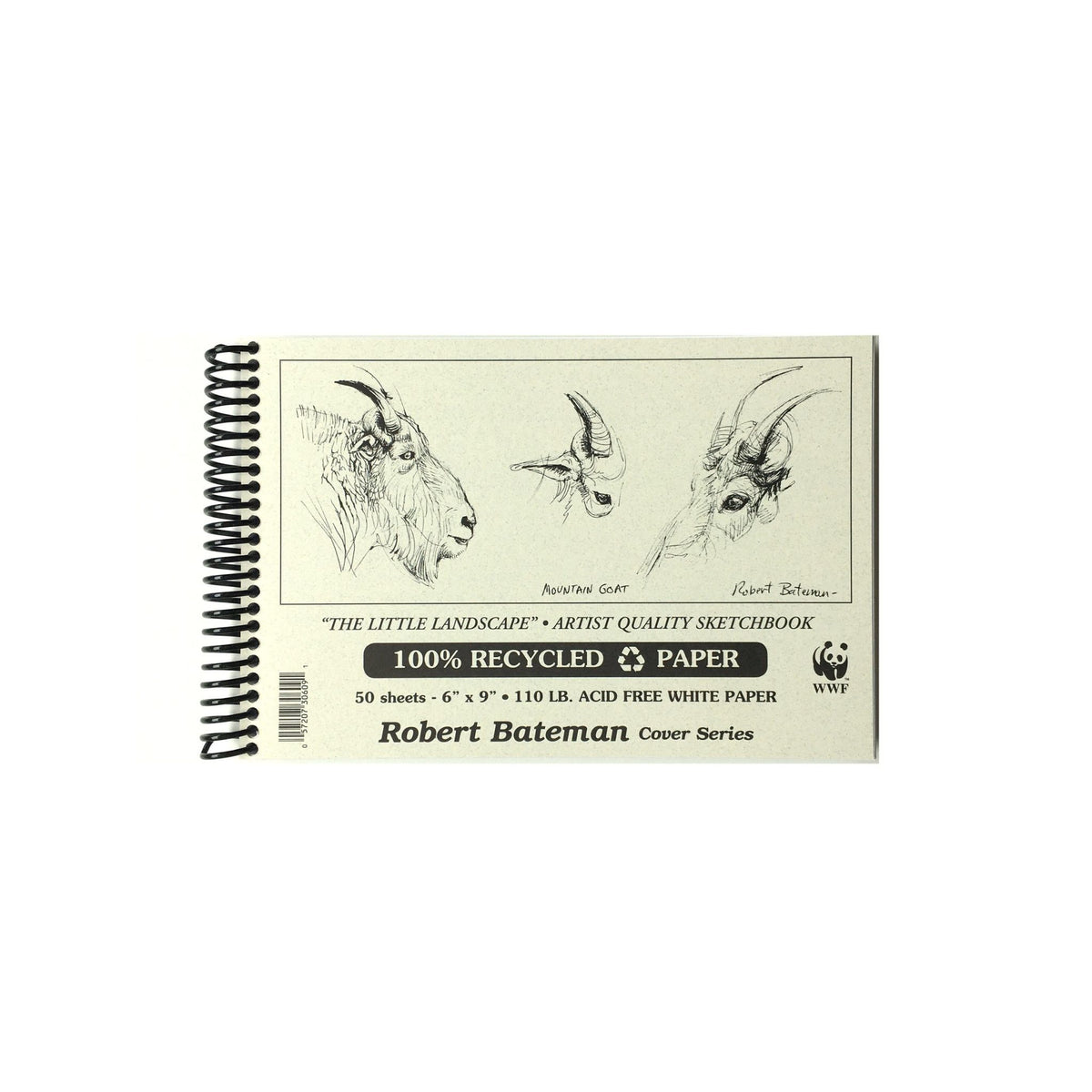 Heinz Jordan, Robert Bateman Cover Series Sketchbook, Spiral Bound